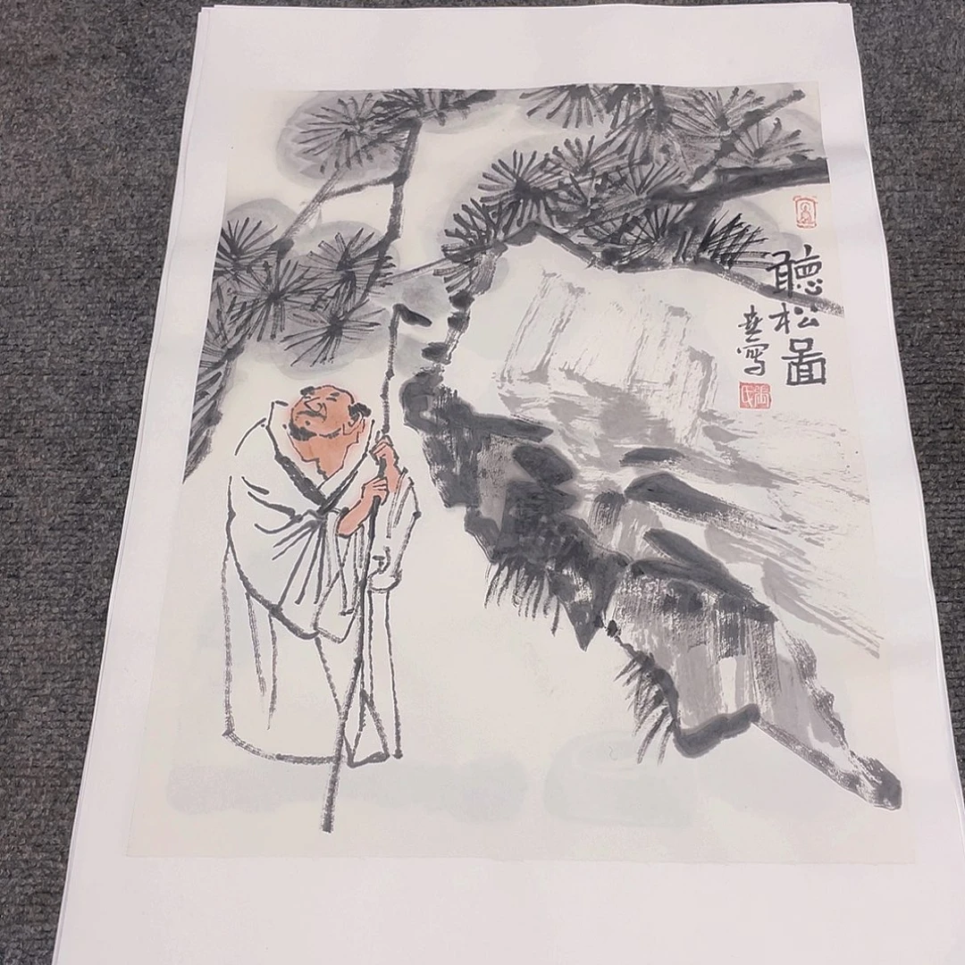 国画1.4平尺纯手绘国画作品