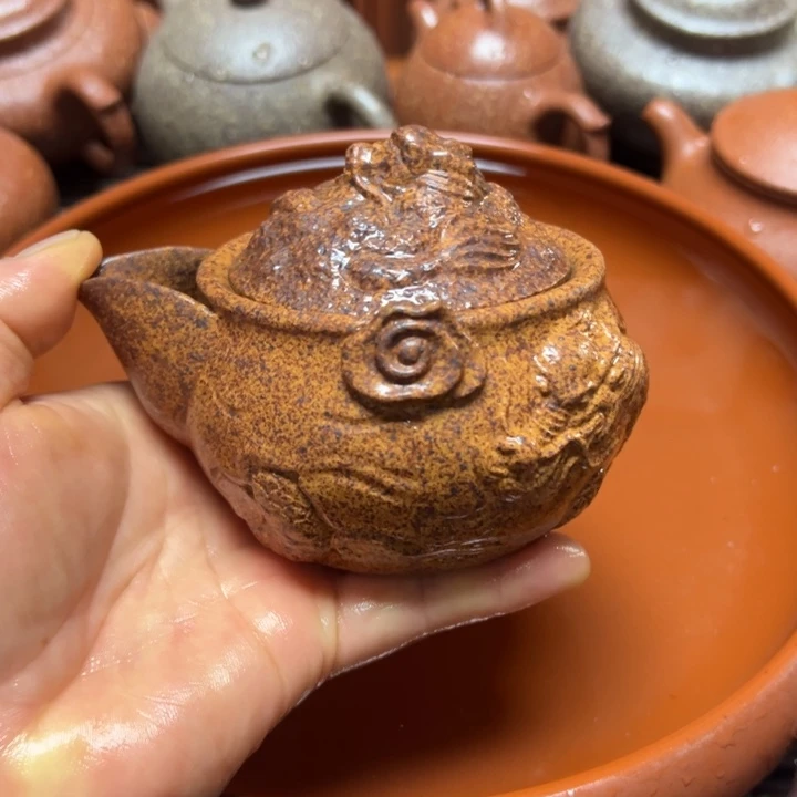 茶壶紫砂宜兴原矿紫泥