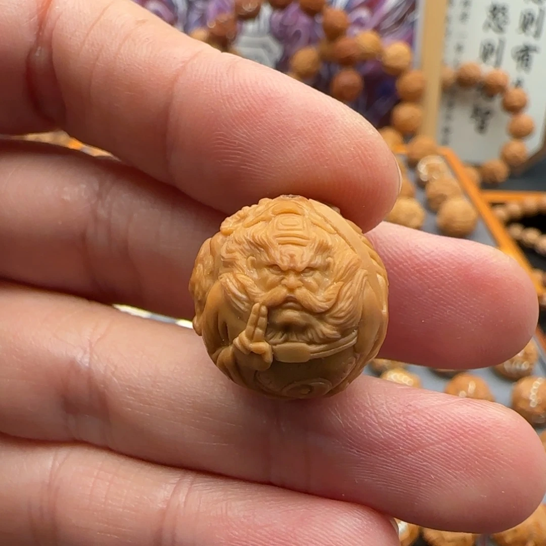 吊坠猴头核桃地府钟馗