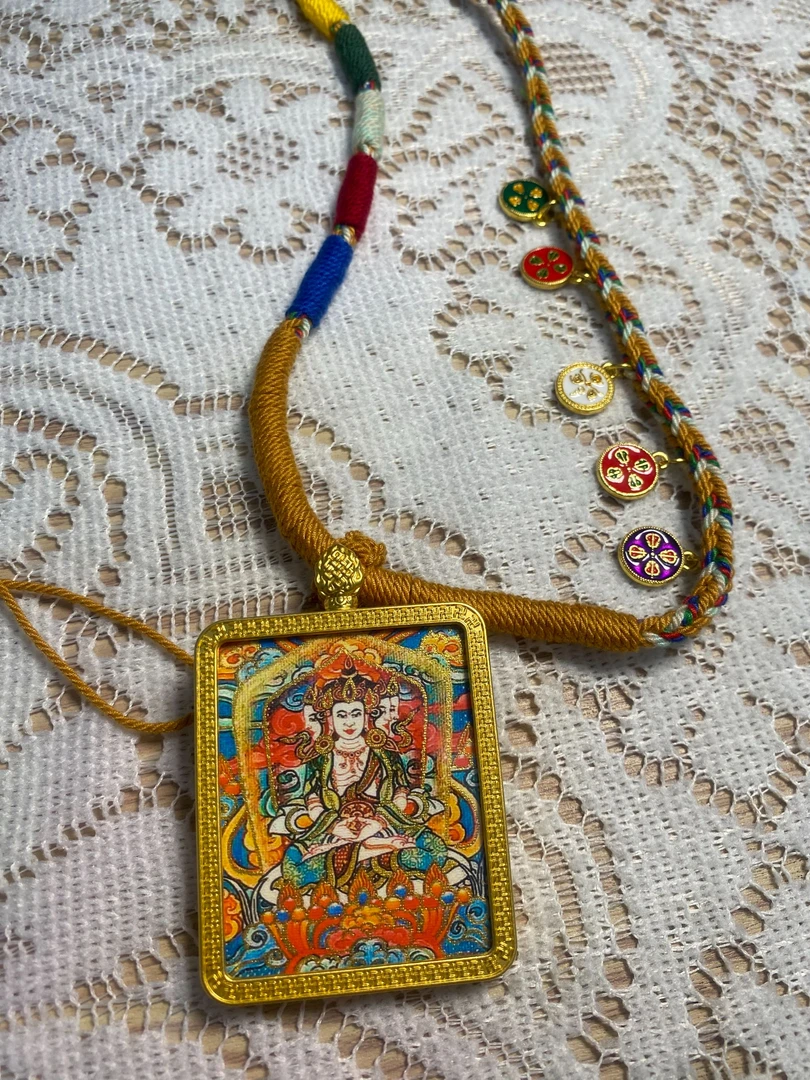 合金吊坠 大日如来羊猴生肖守护佛