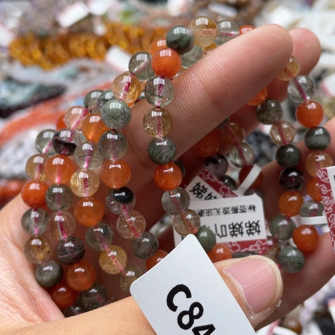 水晶手链未镶嵌多样性f y z