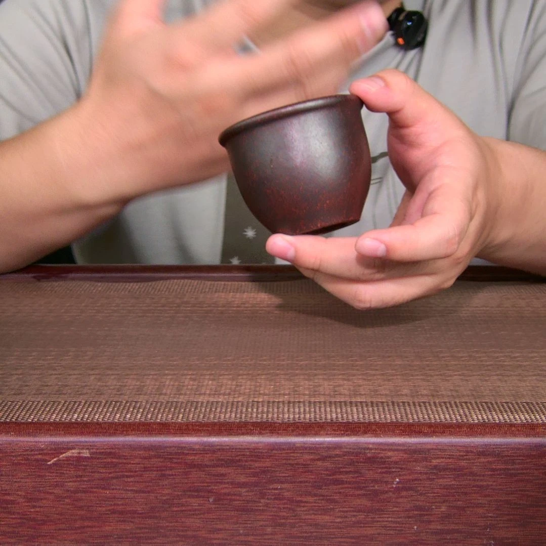 茶杯紫砂高货放漏