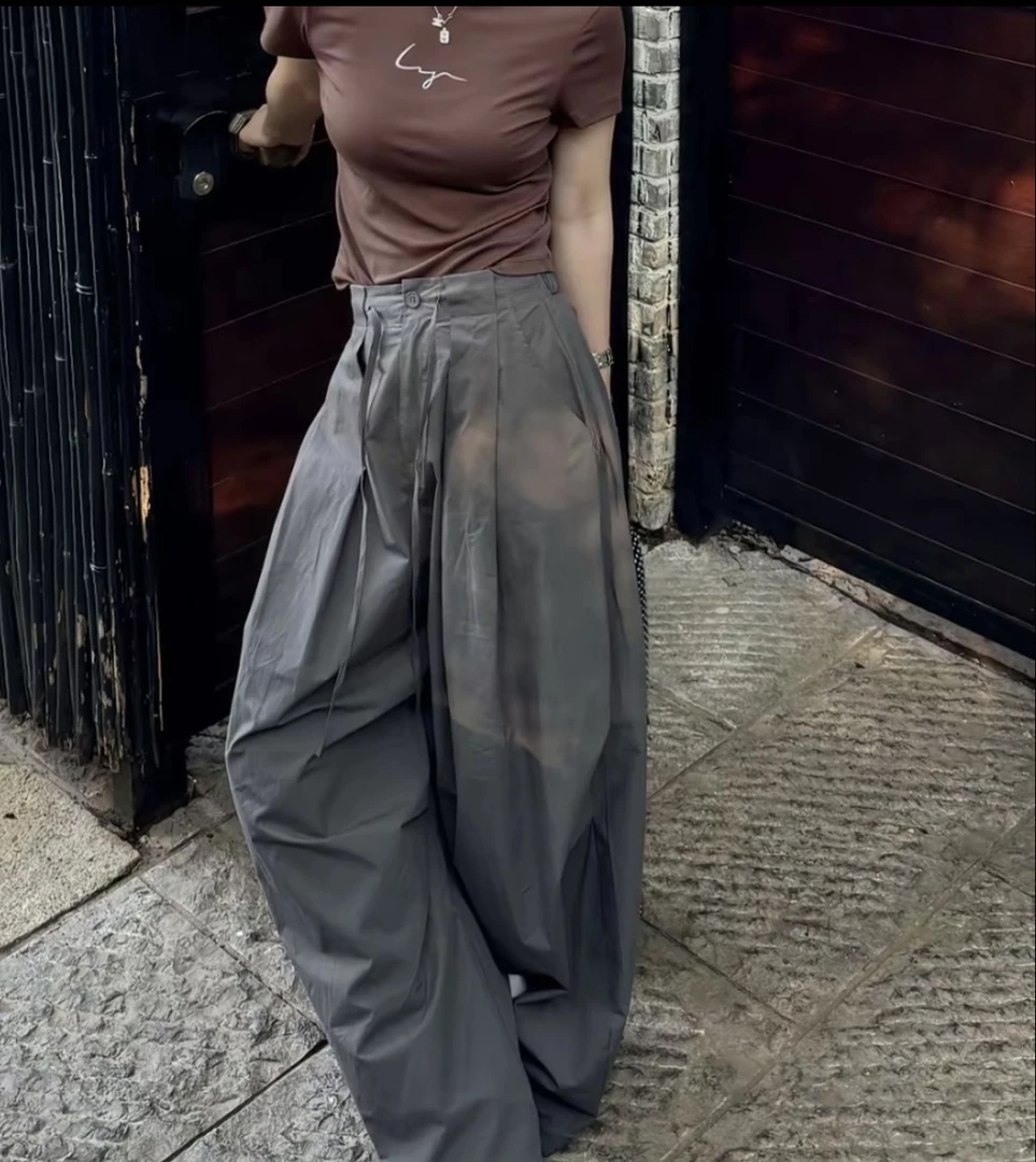 Az Longquan 大牌褶皱灯笼裤 2025夏季设计师新款 CT52316