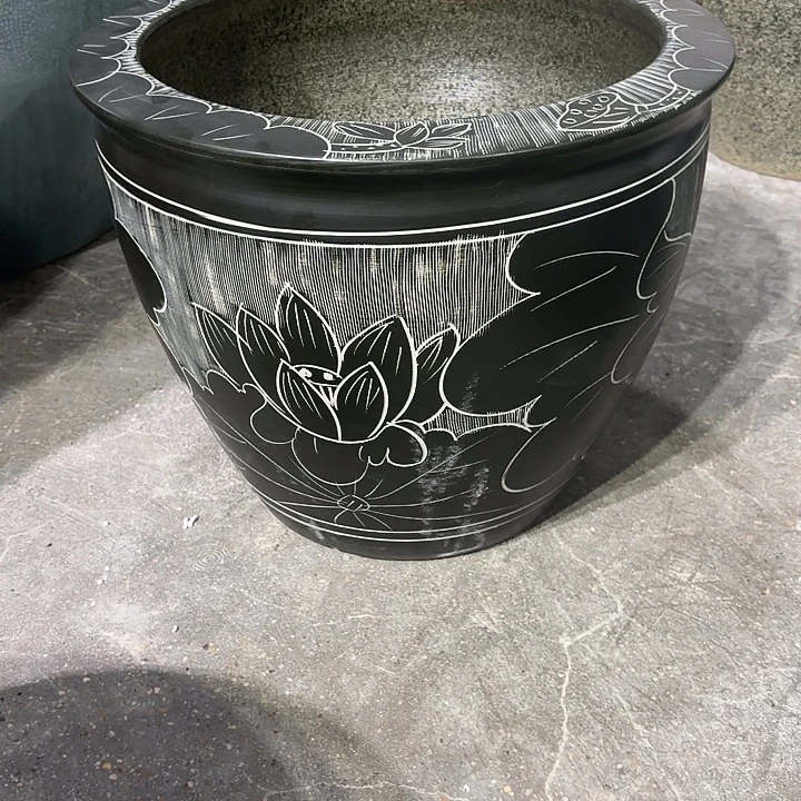 陶瓷陶瓷鱼缸40-35