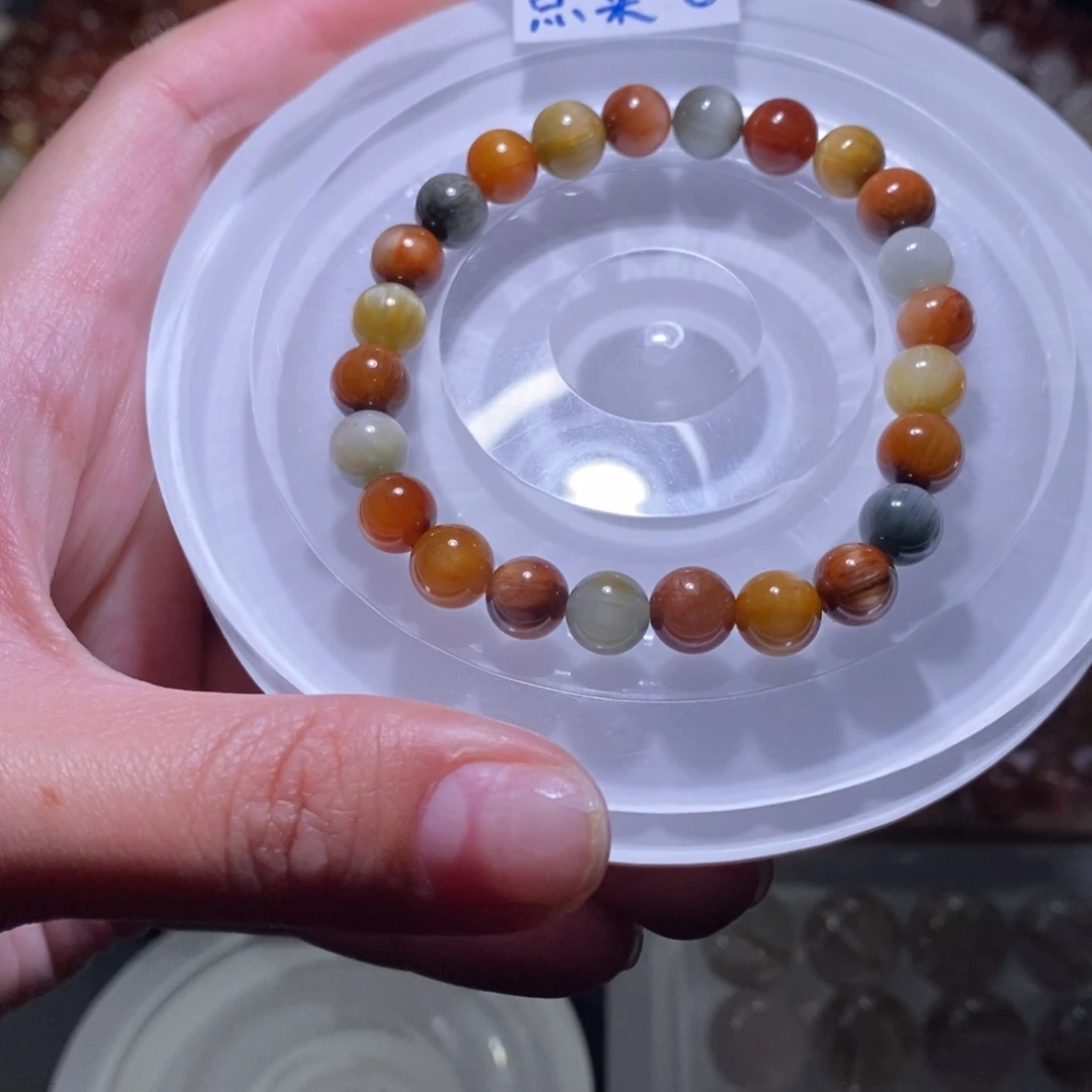 水晶未镶嵌手链彩兔毛