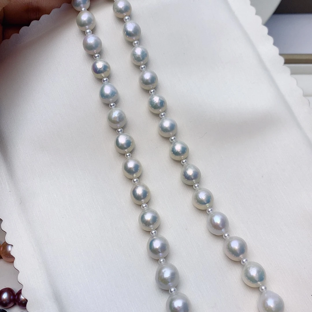 淡水珍珠未镶嵌颈饰w1