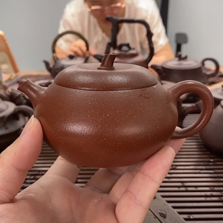 茶壶紫砂润玉180毫升半手降坡泥