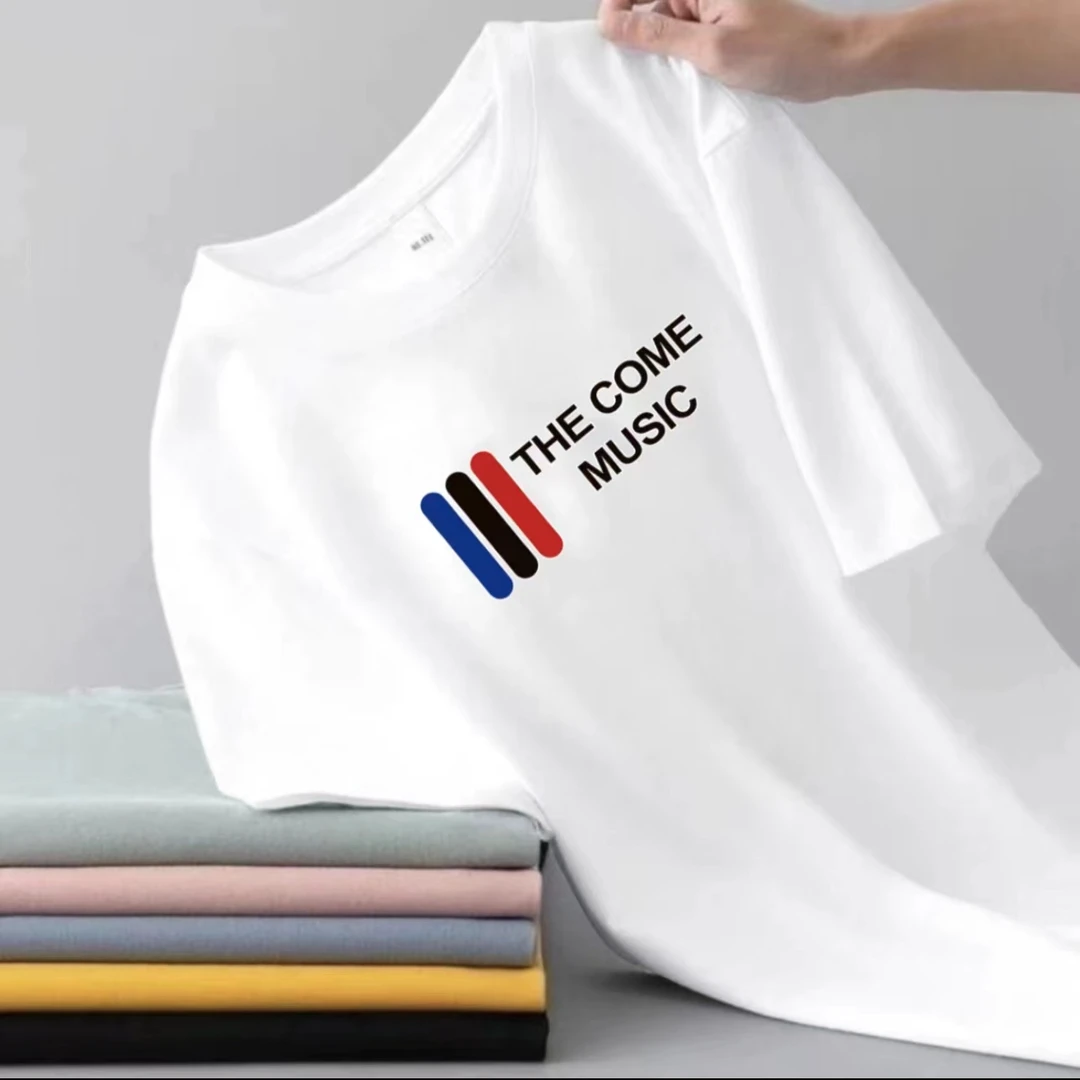 2025新款T恤男圆领短袖潮流百搭男士半袖时尚宽松情侣款上衣t