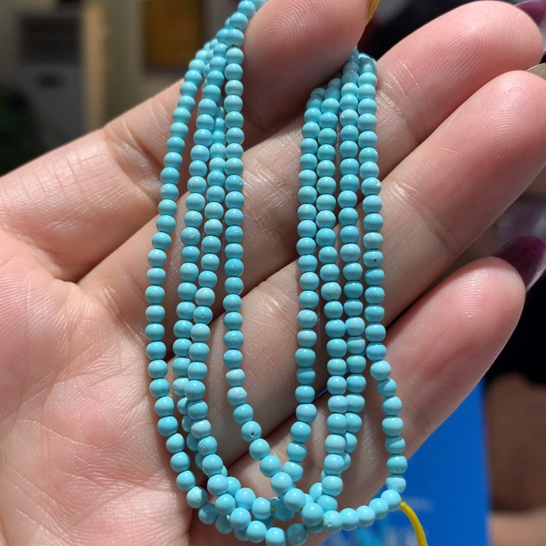 未镶嵌绿松石长链