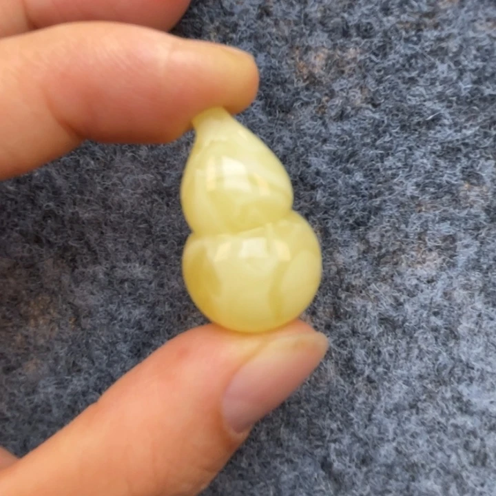 裸石蜜蜡未镶嵌蜜蜡葫芦