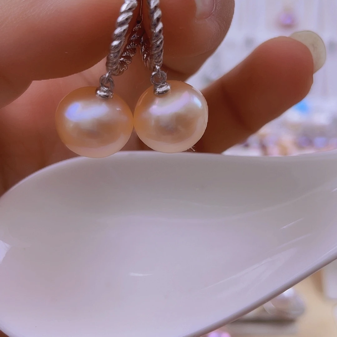 淡水珍珠耳饰未镶嵌