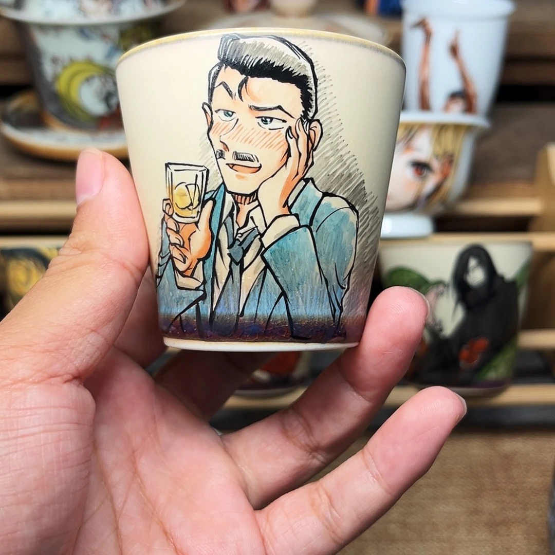 无***9景德镇陶瓷手绘主人杯