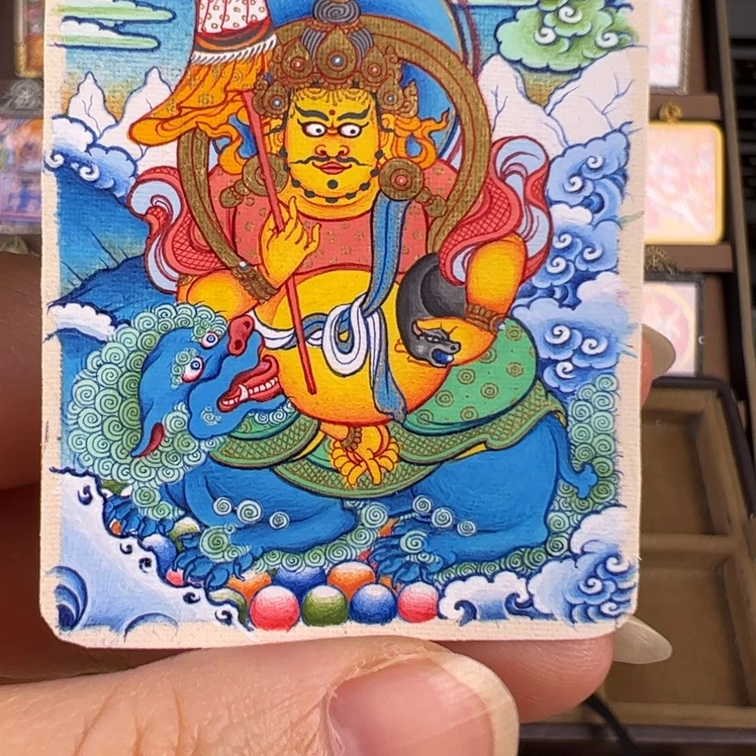 否***来吊坠宽太加唐卡绘画作品