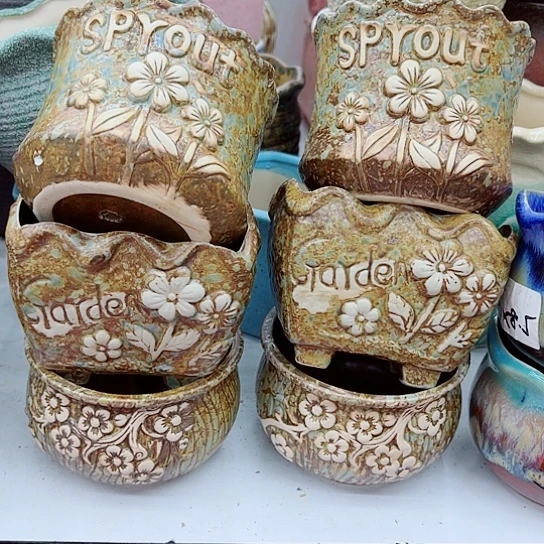 多肉绿植陶瓷花盆