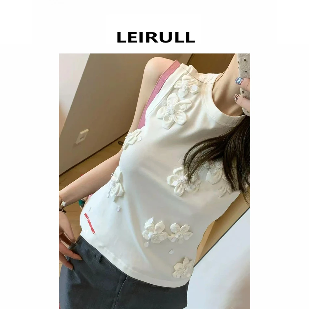 【蕾子】Sst手工立体花朵背心 正确版本