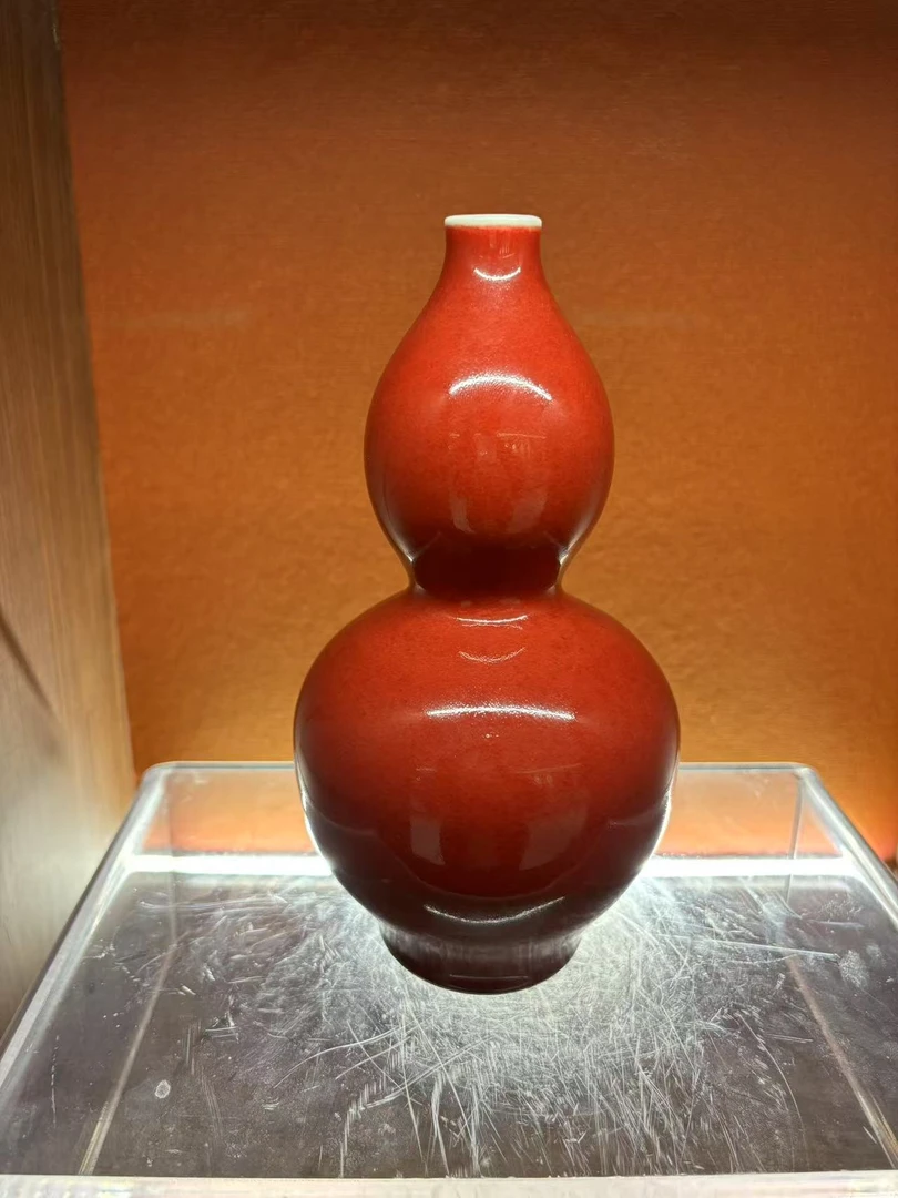 景德镇陶瓷玫瑰红葫芦