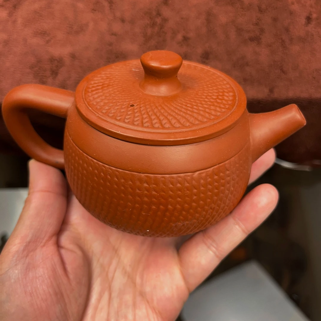 朱泥跳刀汉瓦壶凤鸣壶