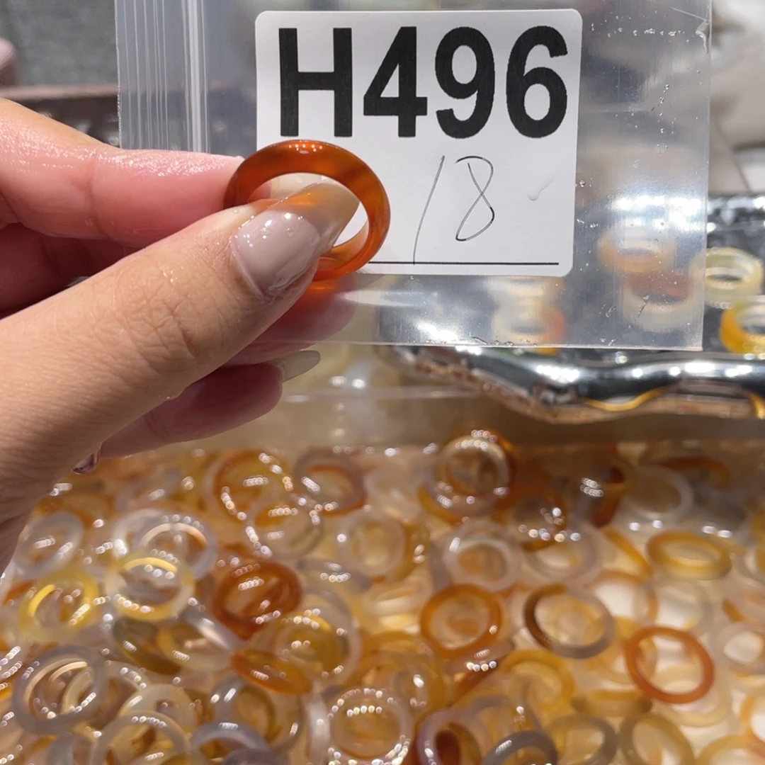 玛瑙/玉髓未镶嵌戒指496
