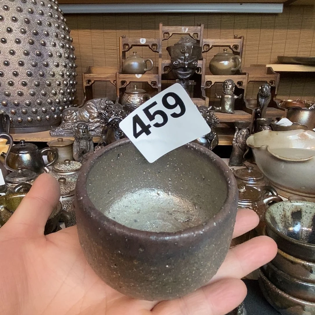 高温柴烧陶泥主人杯