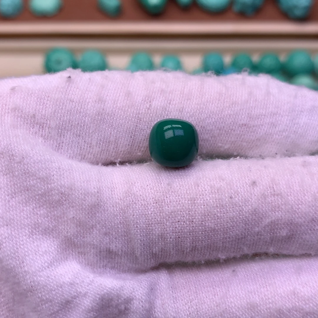 嘉***乐原生态散珠配珠老型深绿泡油的卡10