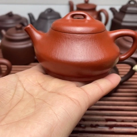 紫砂茶壶木*菜紫砂壶全手工