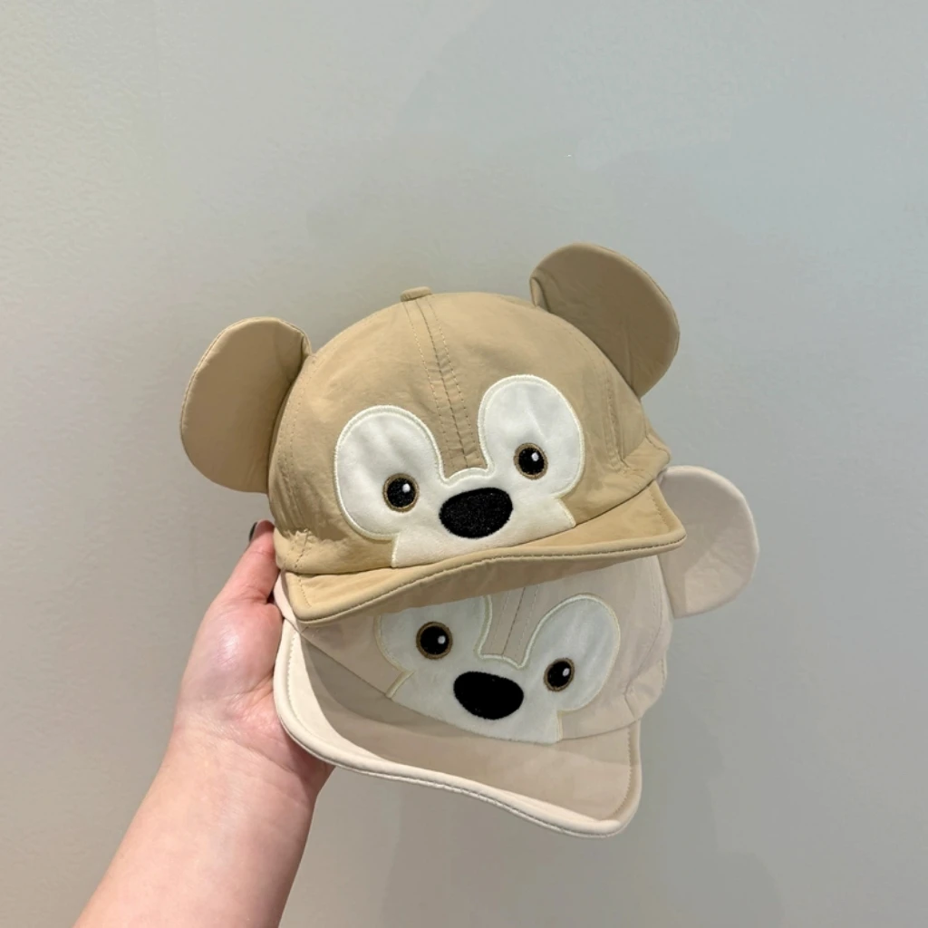 宝宝帽子春秋薄款遮阳防晒可爱可爱软檐鸭舌帽男女童速干棒球帽夏