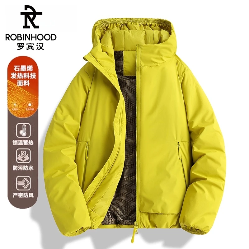 罗宾汉/ROBINHOOD情侣棉服新款秋冬季户外防风防水保暖加厚外套男