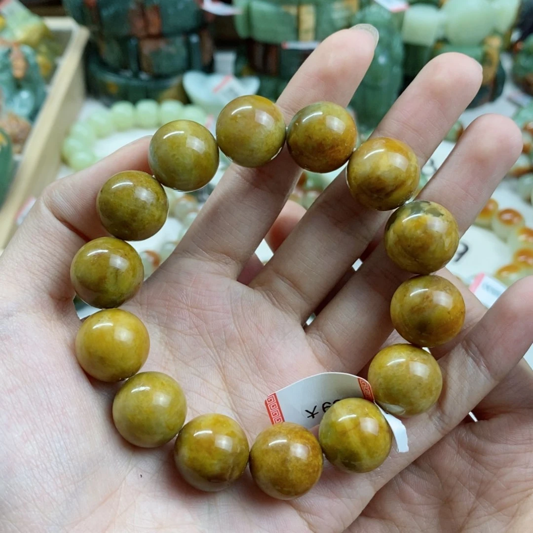 透闪石质玉手串未镶嵌