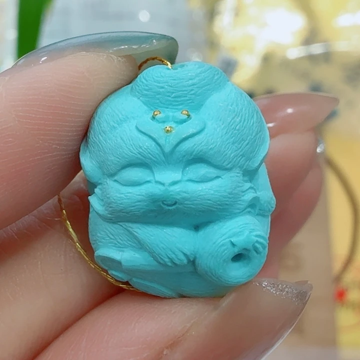 未镶嵌绿松石珠宝奇石