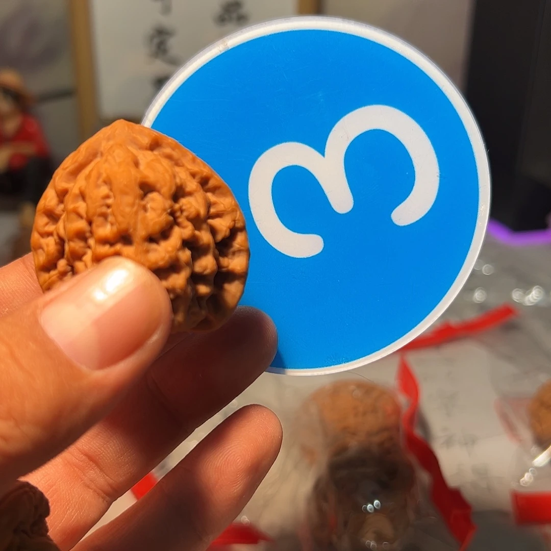 非***常文玩核桃，蓝色03号