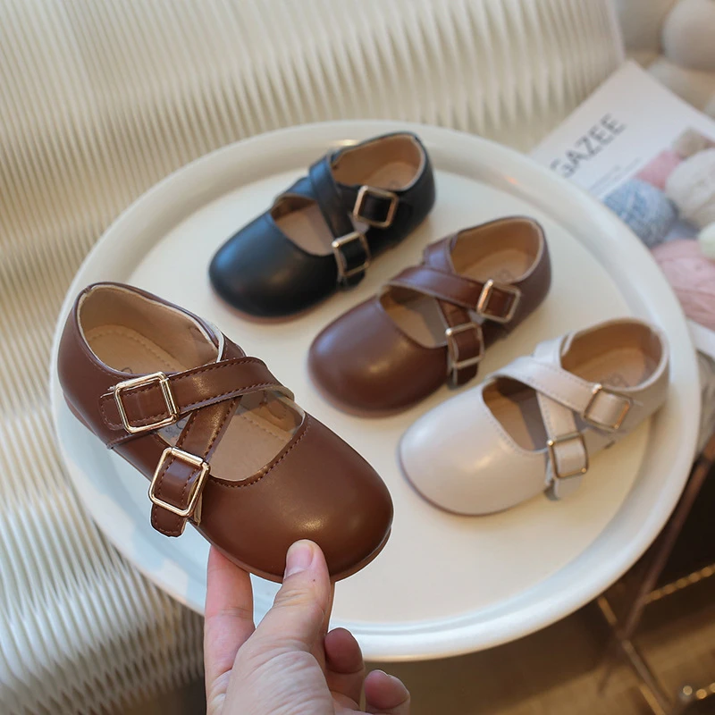 宝宝公主鞋女婴幼儿学步鞋防滑软底小童皮鞋一岁小女孩单鞋春秋季
