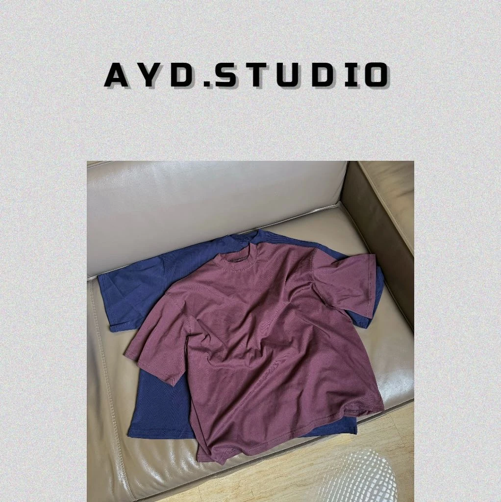 AYD.STUDIO时尚极简短袖T恤#8003