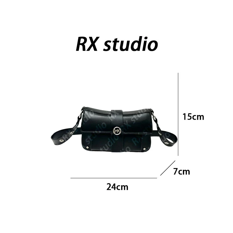 【母亲节礼物】FES-5122-黑色RAIN.CUN轻奢小众时尚女士包