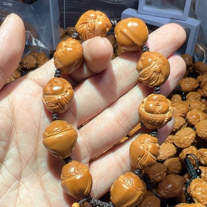 橄榄核手串/手链鲨鱼背财神