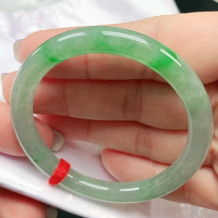 翡翠手镯未镶嵌圆条2581