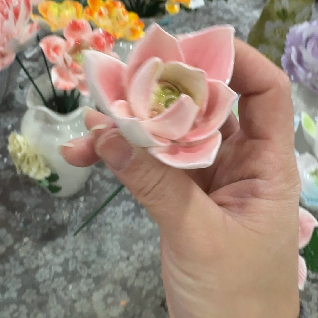 陶瓷花拍满20元发货退款拉黑