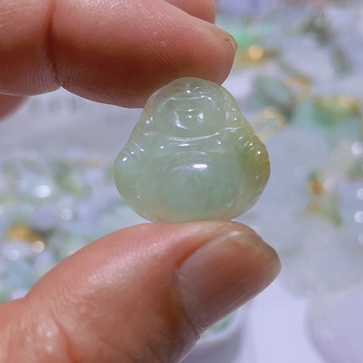 翡翠未镶嵌吊坠(不含链)佛