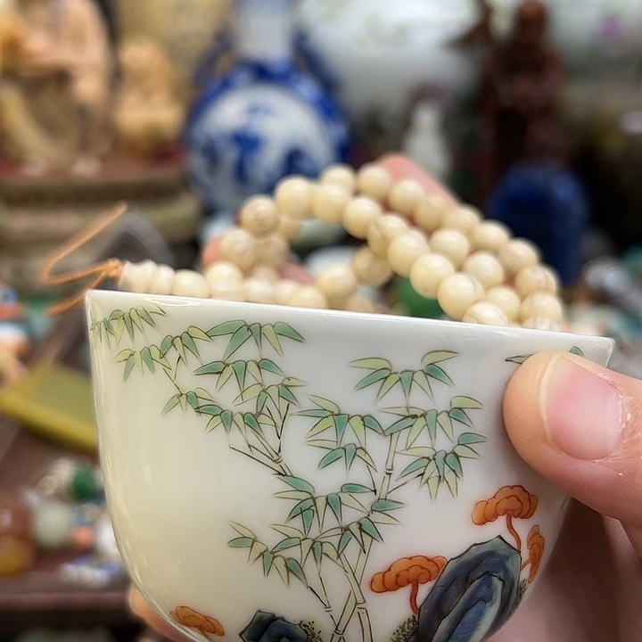 摆件陈*奎瓷杯！紫砂壶