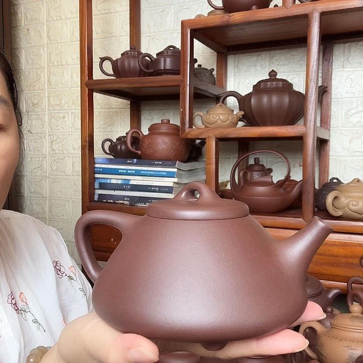茶壶紫砂子治500cc半手工