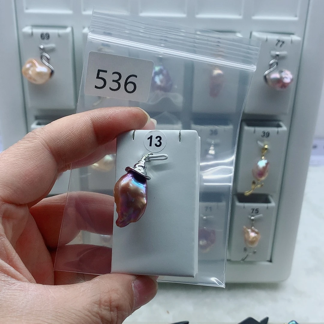 淡水珍珠吊坠(不含链)合金