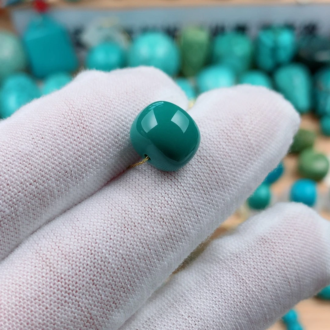 绿松石未镶嵌珠宝奇石11mm