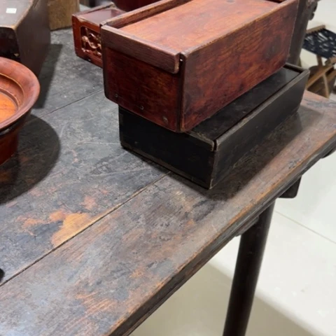 言***立有机玻璃老家具仿古老盒子