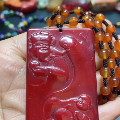 紫金钵盂菩提吊坠