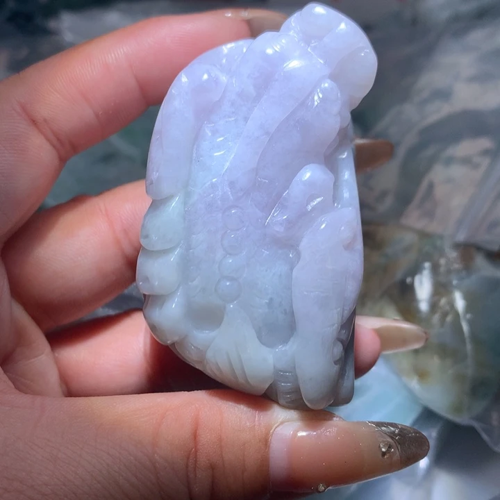 翡翠未镶嵌颈饰保真天然A货翡翠