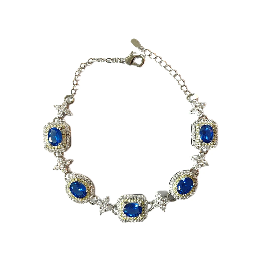 pt950皇家蓝经典款吊坠S0022