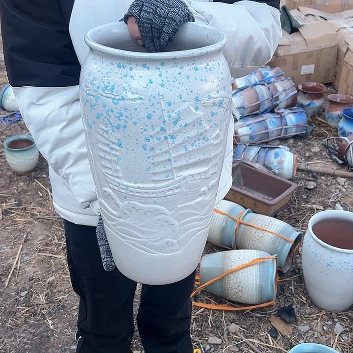 紫砂花盆高度42口20