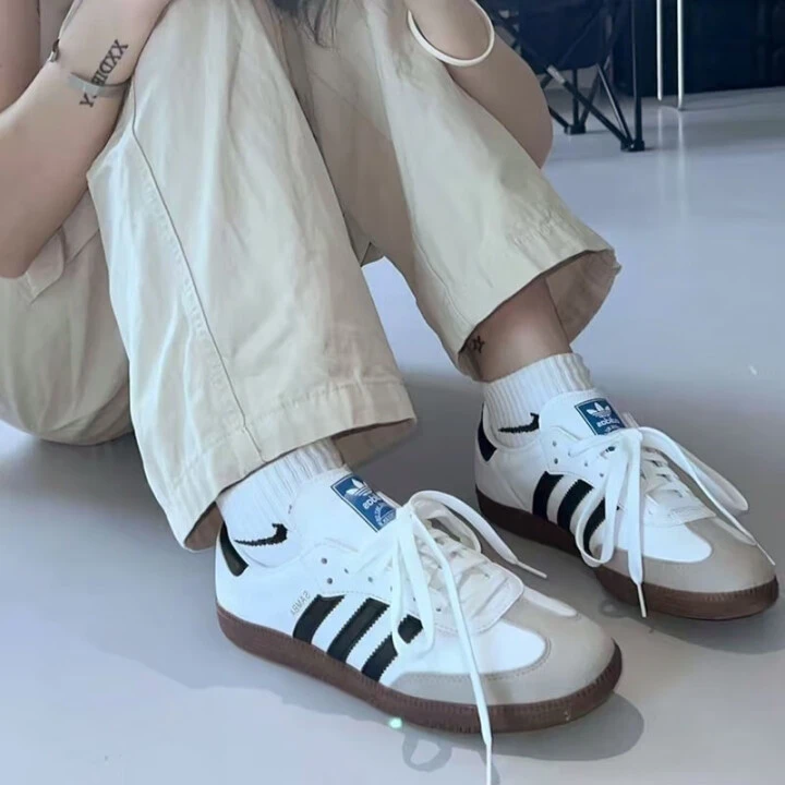 【国贸三叶草】adidasOriginalsSAMBAOG男士鞋子男款百搭B75806