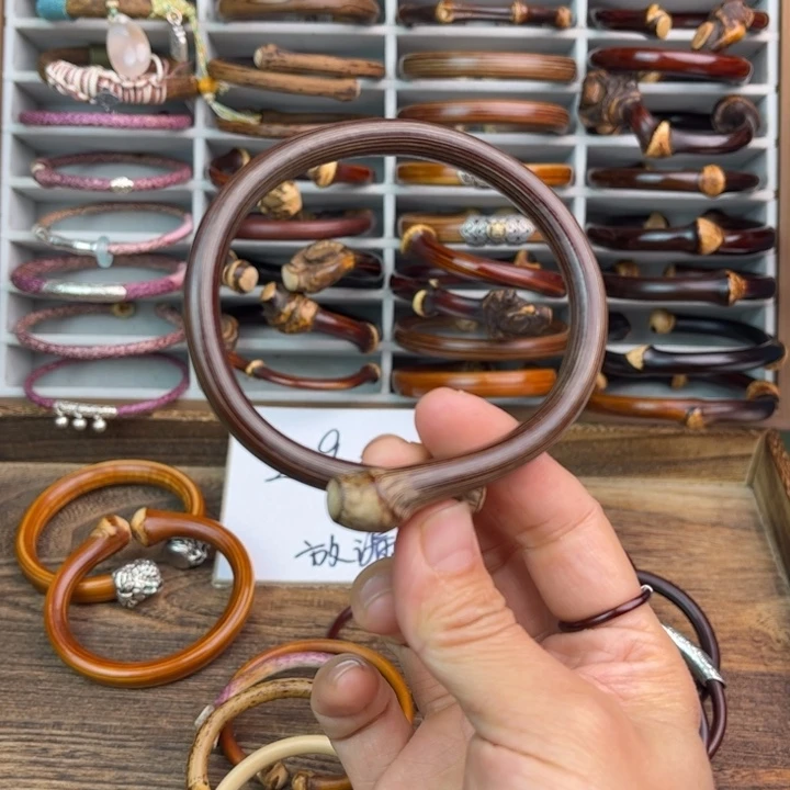 木大*直播间挑选金丝藤大圈口230