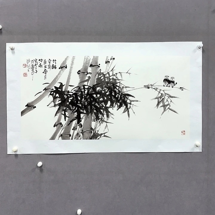 国画亲笔手绘放心去藏