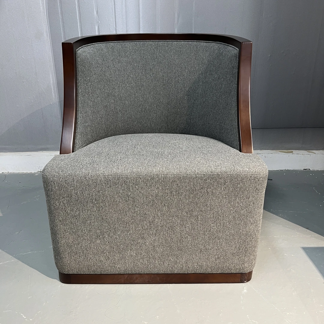 LJ 高端美式实木单人沙发740*760*850